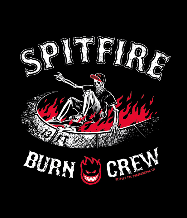 Spitfire Burn Crew tee